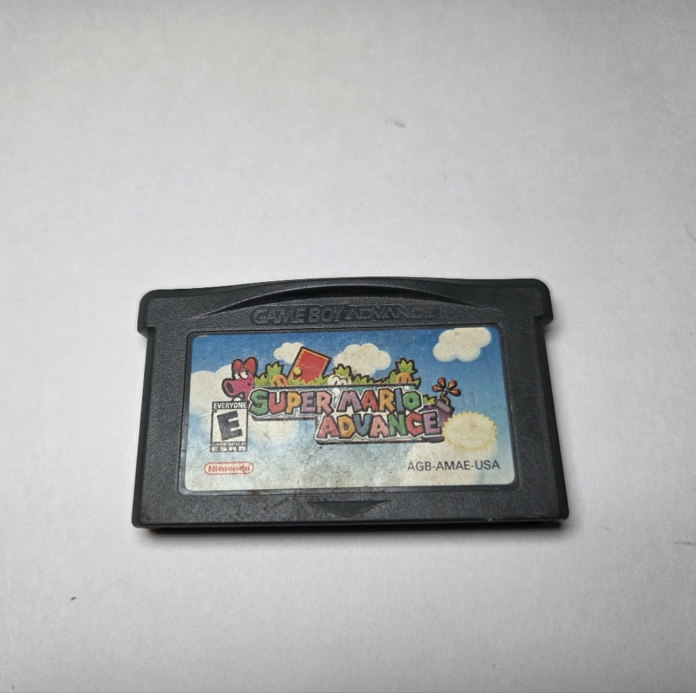 Nintendo Game Boy Advance Super Mario Advance Cartridge - Gray
